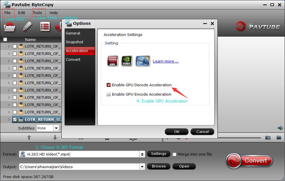 recode to x265 nvidia vs quicksync